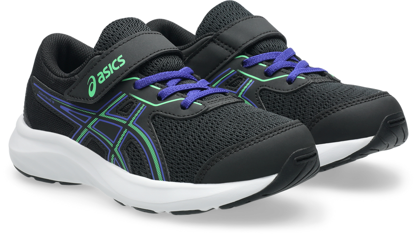 Asics παιδικο αθλητικο contend 9 ps 1014a338-009 black vital green