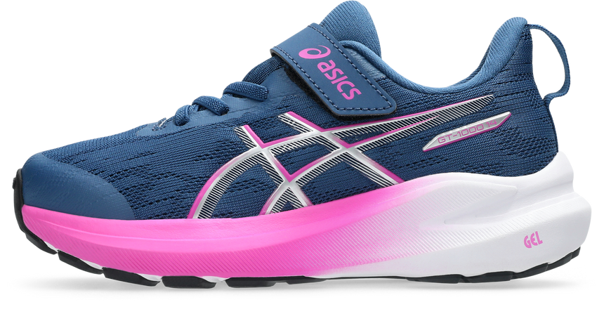 Asics gt-1000 14 ps παιδικο αθλητικο κοριτσι 1014a381-402 twiligth blue/digital sakura