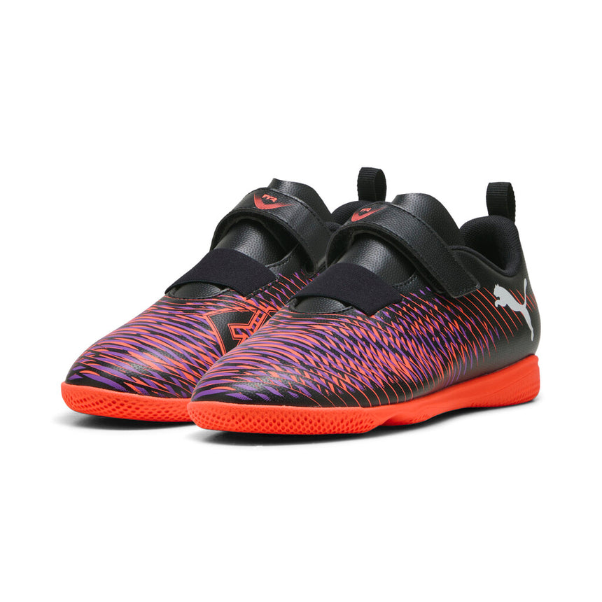 PUMA 108398-01 FUTURE 8 PLAY TT V Jr black-white-red
