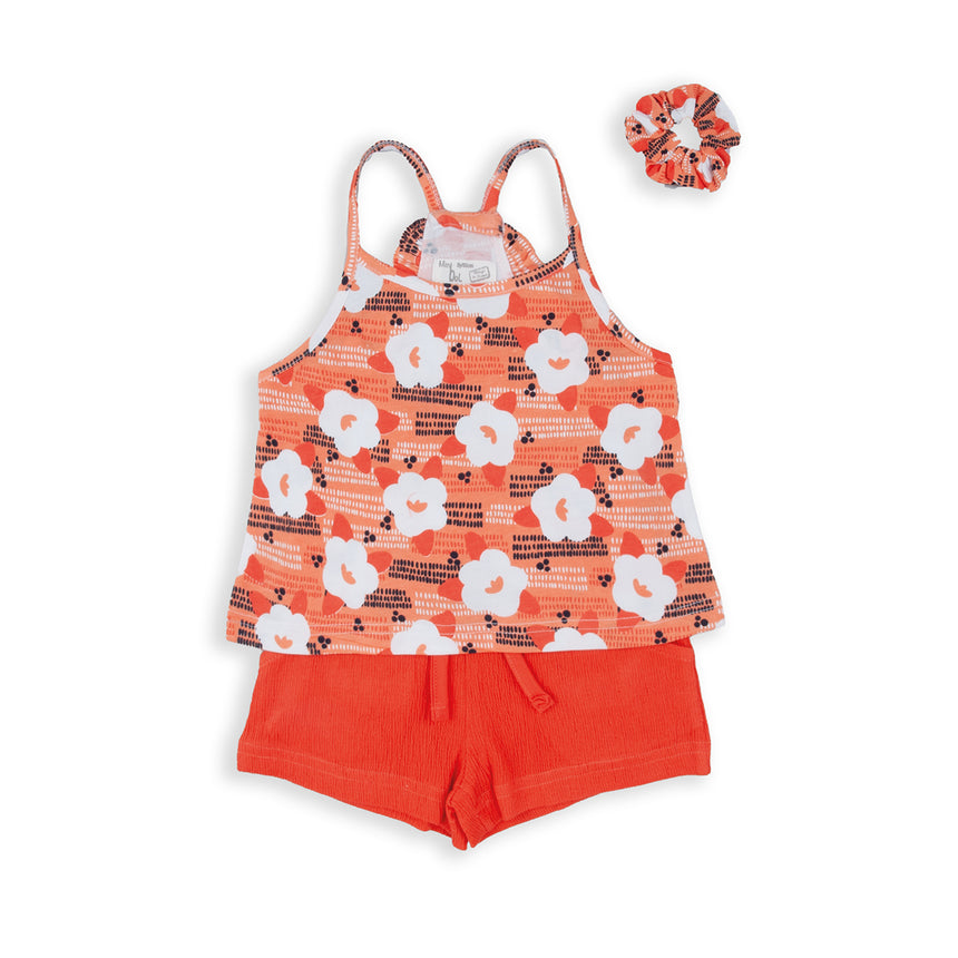 Babybol 151307 girl's set 3pcs orange