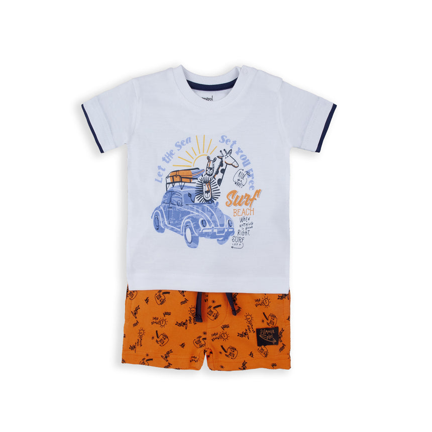 Babybol 152025 boy's set orange