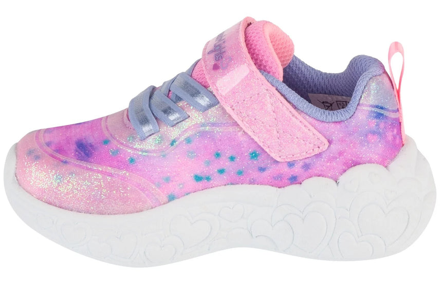 SKECHERS 302696N/LPMT με φώτακια pink multi