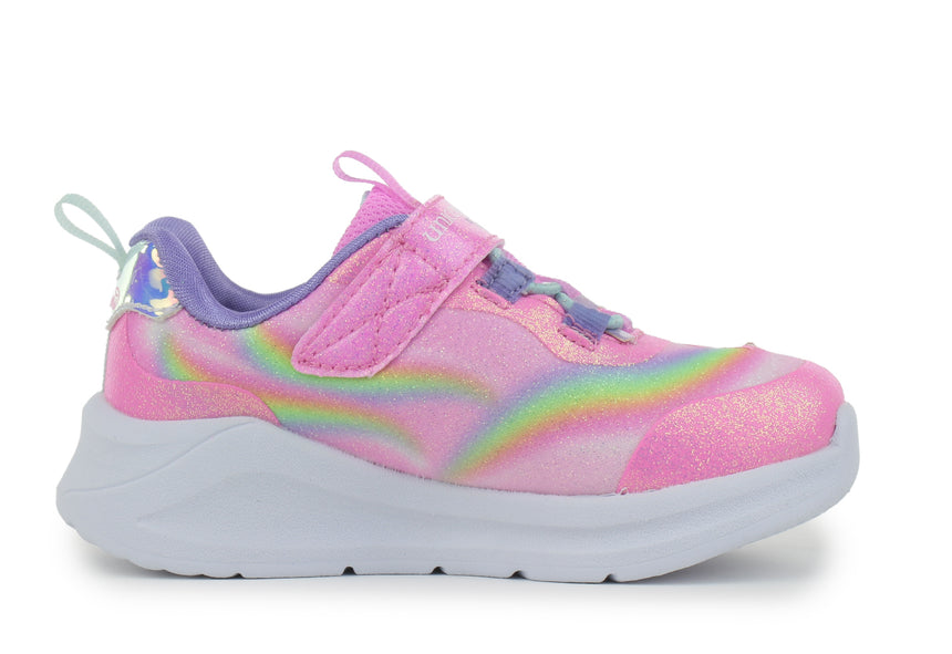SKECHERS 302298N/PKMT sneakers με φωτάκια pink/multi