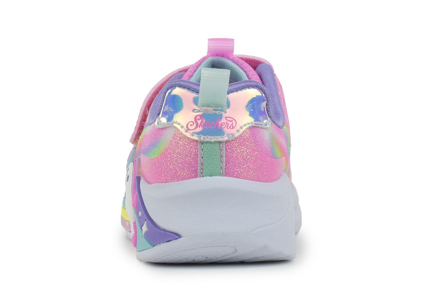 SKECHERS 302298N/PKMT sneakers με φωτάκια pink/multi