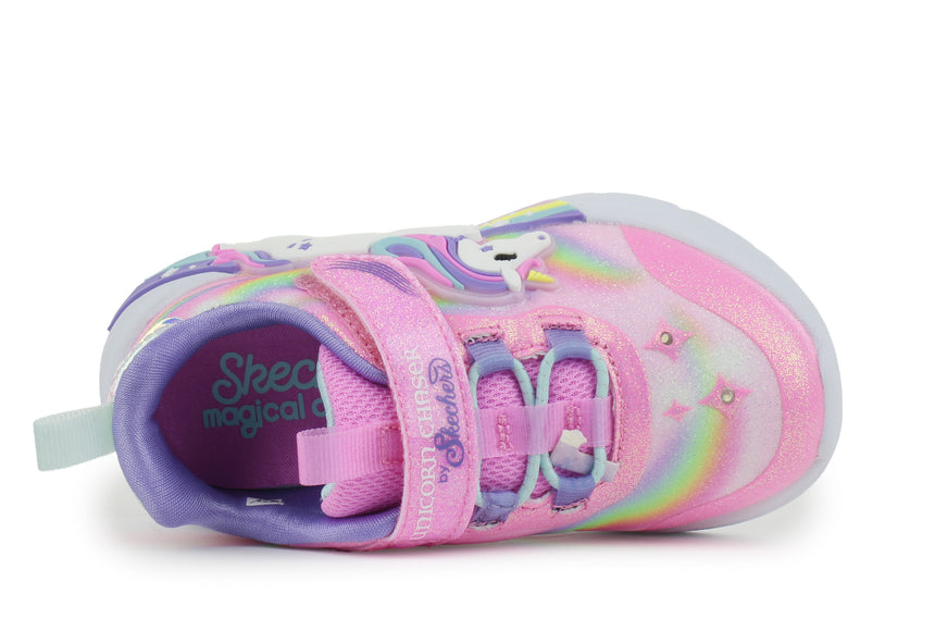 SKECHERS 302298N/PKMT sneakers με φωτάκια pink/multi