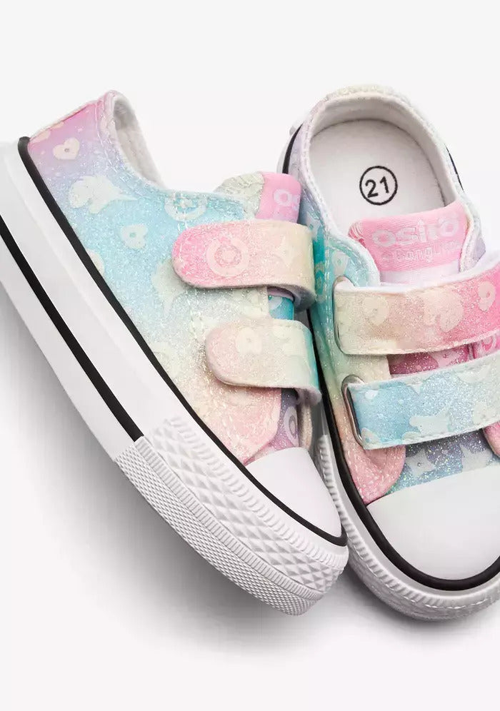 Conguitos OSSH141093 SNEAKERS UNICORN glitter-multi