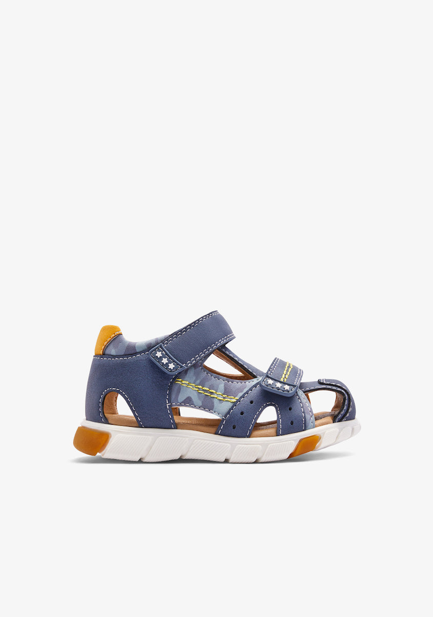 Conguitos OSSH104002 SANDAL Strips Closed blue