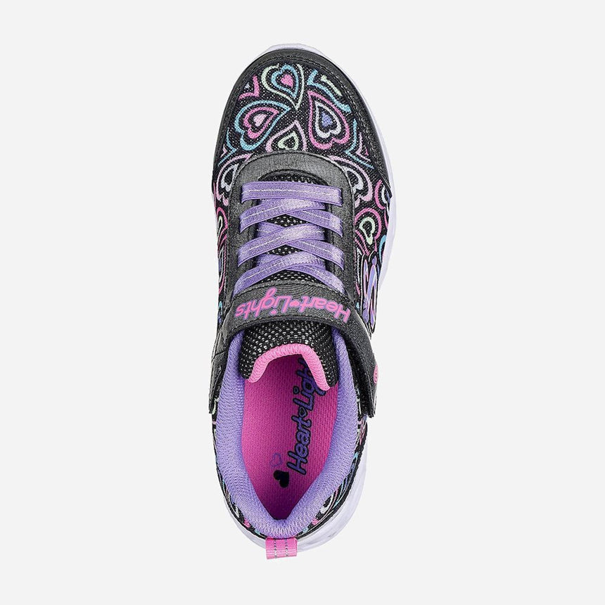 SKECHERS 303257L/BKMT Αθλητικά Παιδικά Παπούτσια Running με Σκρατς Μαύρα