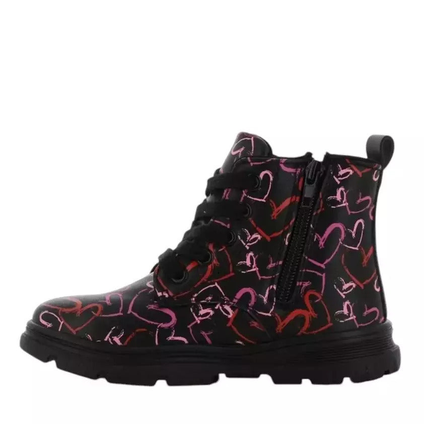 MINNIE MOUSE DISNEY DM011250 Ανατομικά Παιδικά Μποτάκια με Φερμουάρ Μαύρα