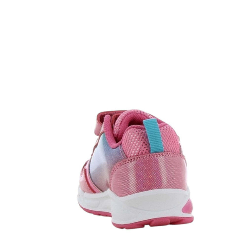 UNICORN DISNEY LE000515 Magic Παιδικά Sneakers Ανατομικά με Σκρατς & Φωτάκια Φούξια