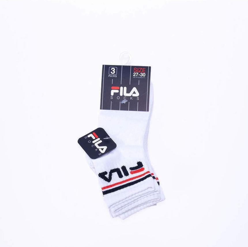 FILA Αθλητικές Κάλτσες Hight 3 Ζεύγη F8338-300