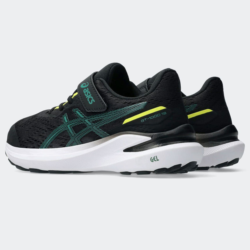 ASICS 1014A344-008 Gt-1000 13 Αθλητικά Παιδικά Παπούτσια Running με Σκρατς Μαύρα