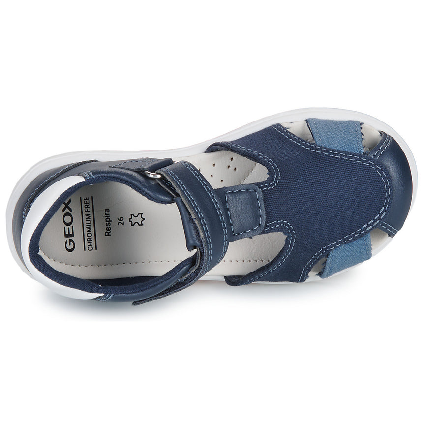 Geox B Sandal Παιδικά Πέδιλα για Αγόρι Μπλε B556EC 05410 C4211