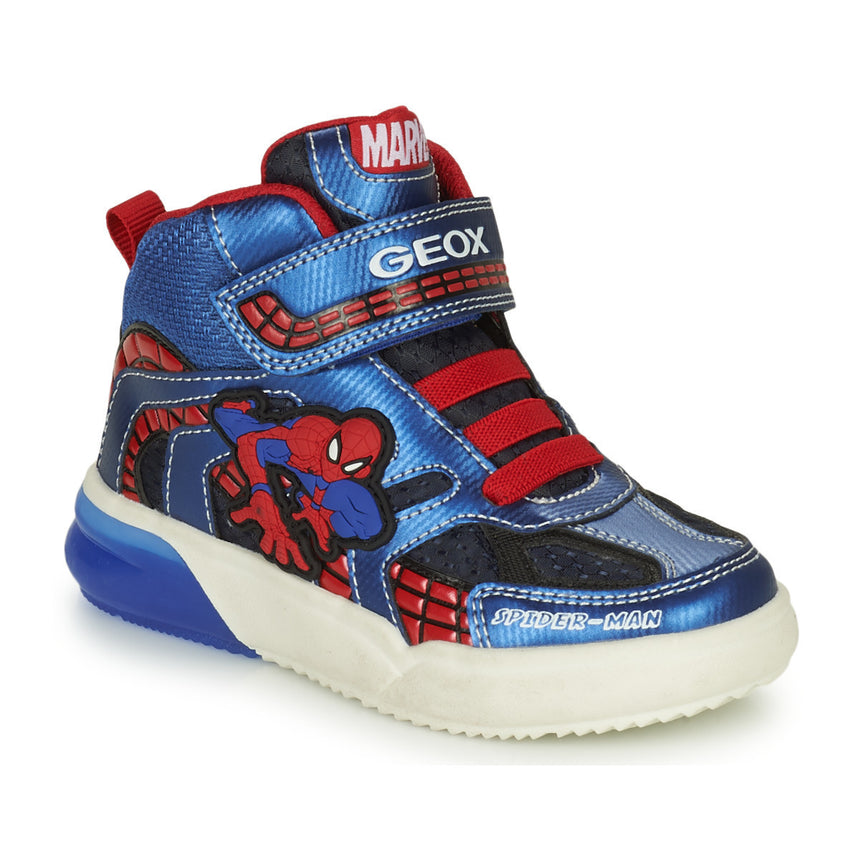 GEOX ΠΑΙΔΙΚΑ SNEAKERS (NAVY/ROYAl) J269YC 011CE C4226 spiderman