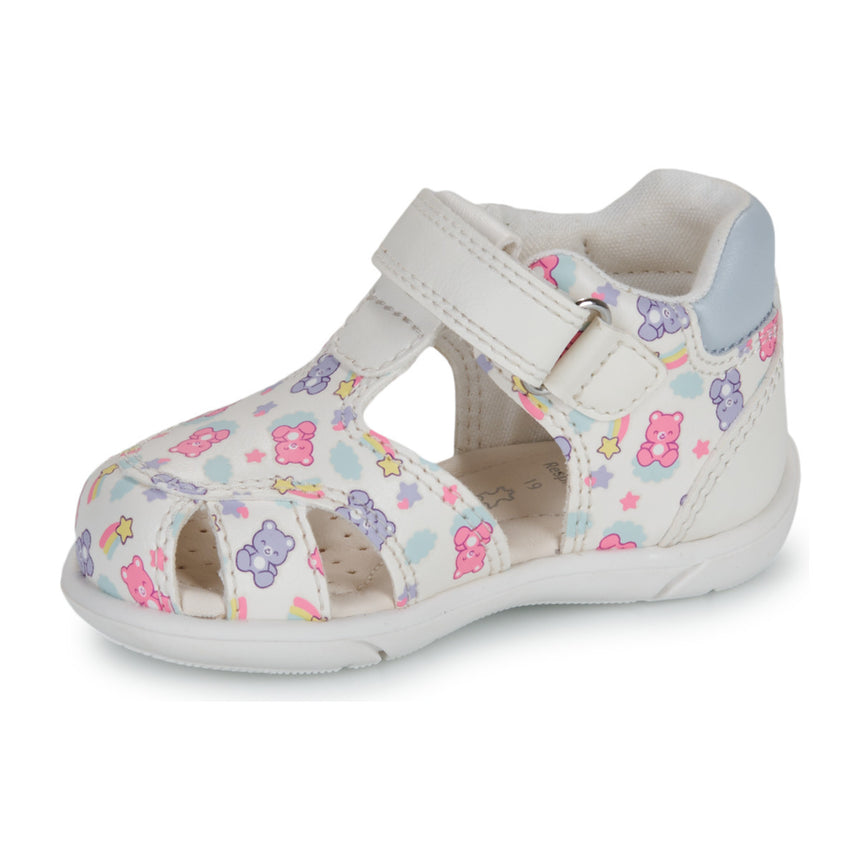 Geox B Sandal Zapito Παιδικά Πέδιλα για Κορίτσι Λευκό B556FB 05404 C0270