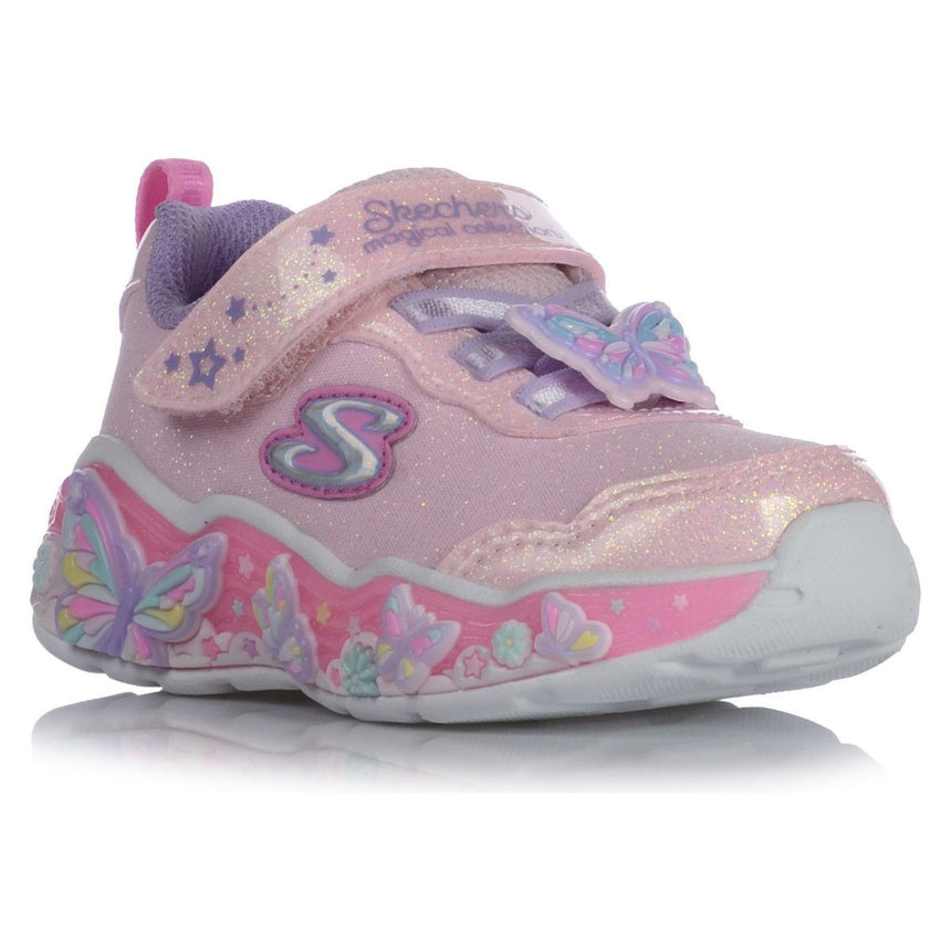 SKECHERS S-Lights: Lil Butterfly Bliss (303066N-LPMT)ΒΡΕΦΙΚΑ ΠΑΠΟΥΤΣΙΑ ΦΩΤΙΖΟΜΕΝΑ ΡΟΖ
