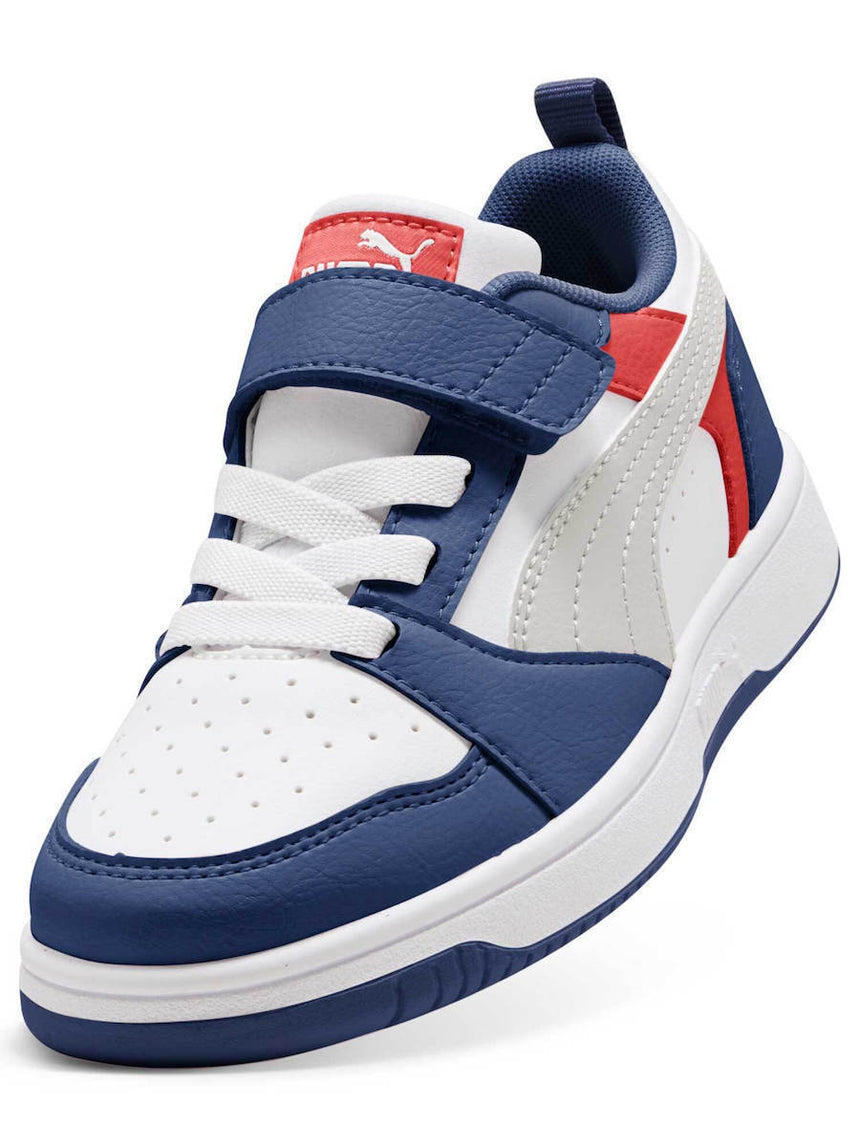 Puma snekers αγορι Rebound V6 Lo AC+ PS - Blue Jewel-Feather Gray-PUMA White 397419-33