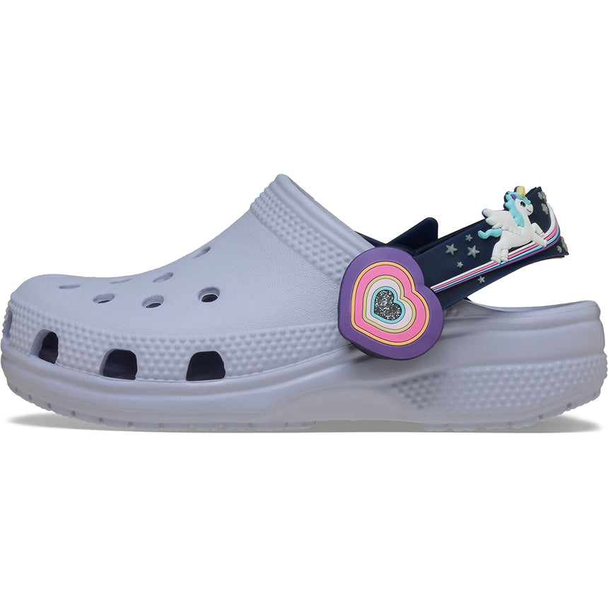 Crocs ανατομικά σαμπο για κορίτσια με φωτάκια σε μωβ-λιλά χρώμα – 211892-5BO