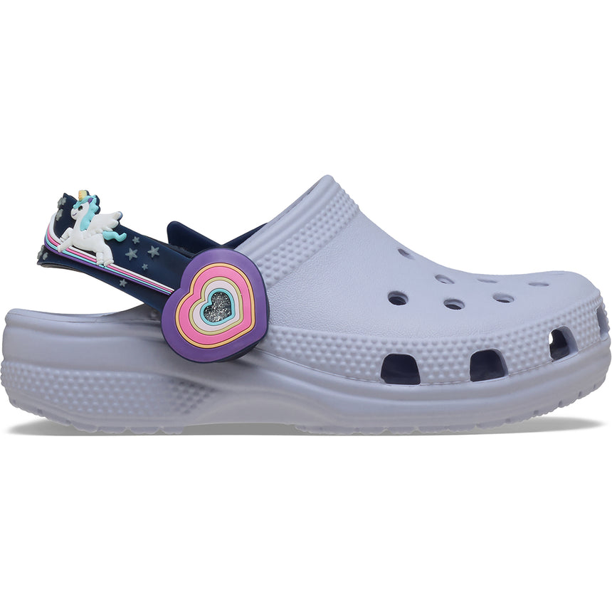 Crocs ανατομικά σαμπο για κορίτσια με φωτάκια σε μωβ-λιλά χρώμα – 211892-5BO