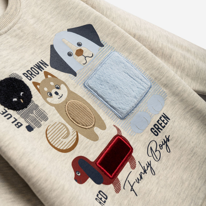 FUNKY FOR KIDS 226-392103-1 Μπλουζα φούτερ αγόρι