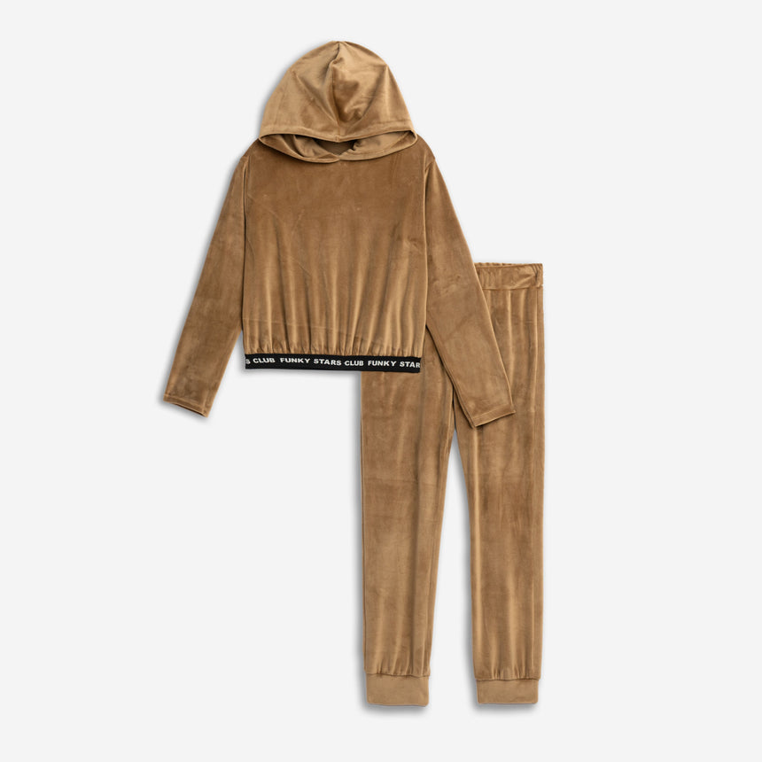 FUNKY FOR KIDS 226-517150-1 Φόρμα βελουτέ κορίτσι