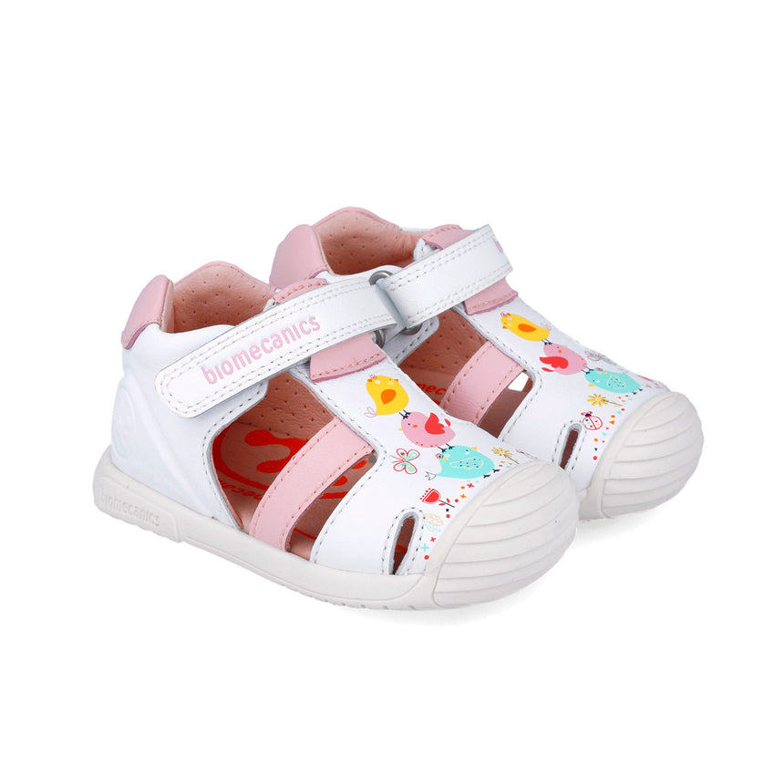Biomecanics 252106-B050 SANDALIA JARDIN BLANCO