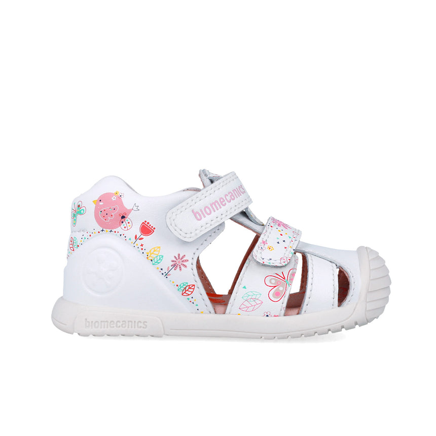 Biomechanics 252107-B050 SANDALIA ESTAMPADA BLANCO