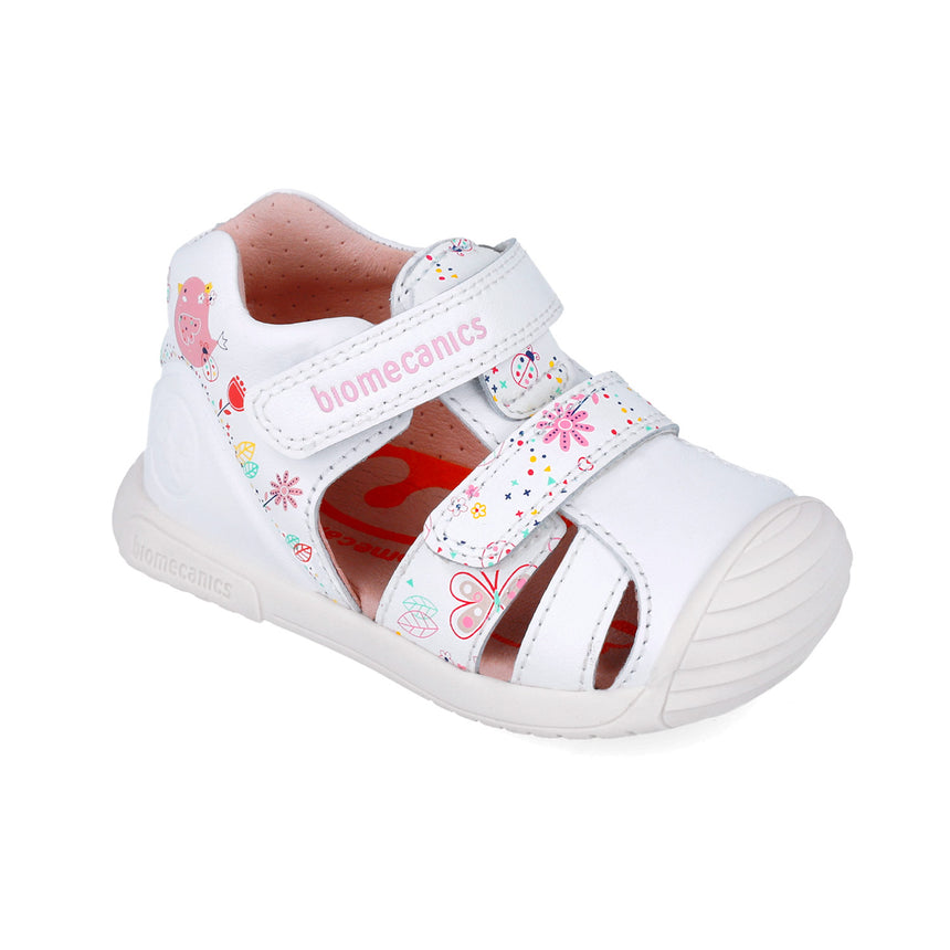 Biomechanics 252107-B050 SANDALIA ESTAMPADA BLANCO