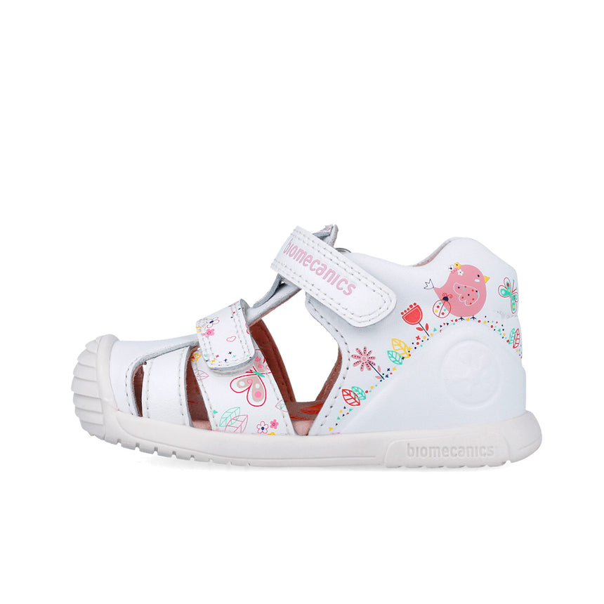 Biomechanics 252107-B050 SANDALIA ESTAMPADA BLANCO
