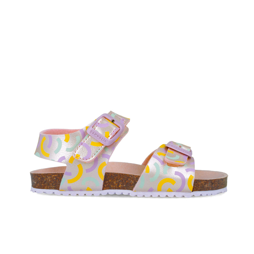 Garvalin SANDALIA ESTAMPADA 252466-A164 LILA