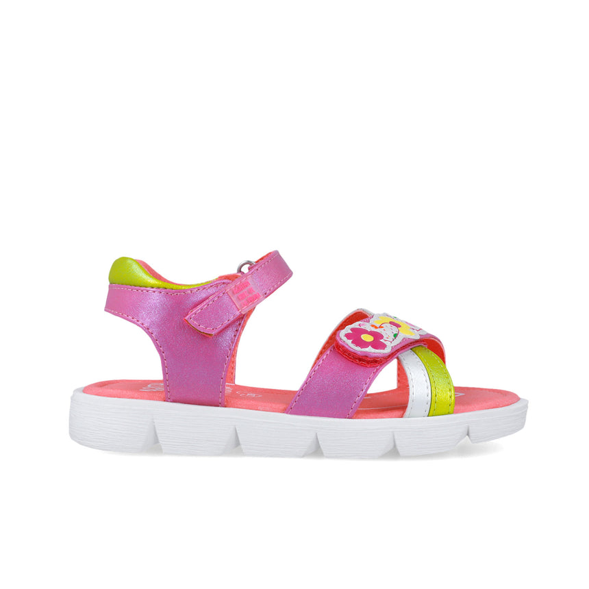 Agatha ruiz de la prada 252970-A146 SANDALIA CRUZADO ICONOS FUCSIA