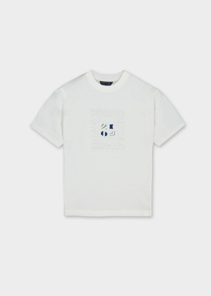 Mayoral Παιδικό T-shirt Εκρού 26-06031-077