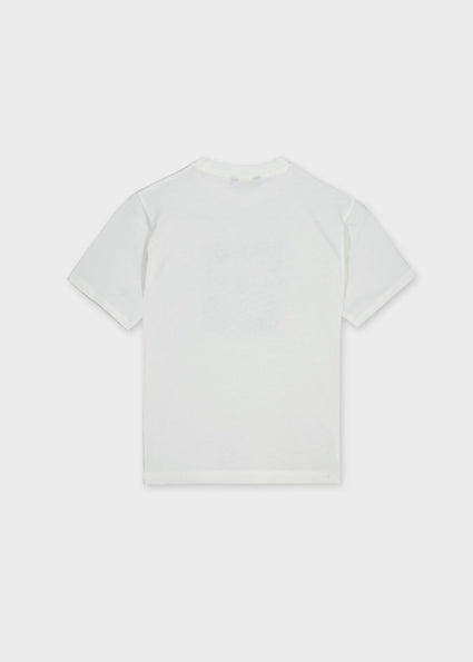 Mayoral Παιδικό T-shirt Εκρού 26-06031-077