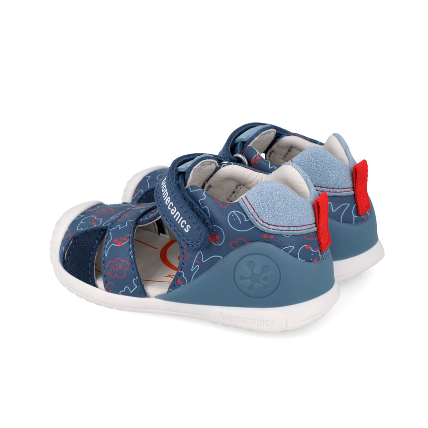 Biomecanics 262125-A556 ESTAMPADA PETROL (SAUVAGE) SANDALIA