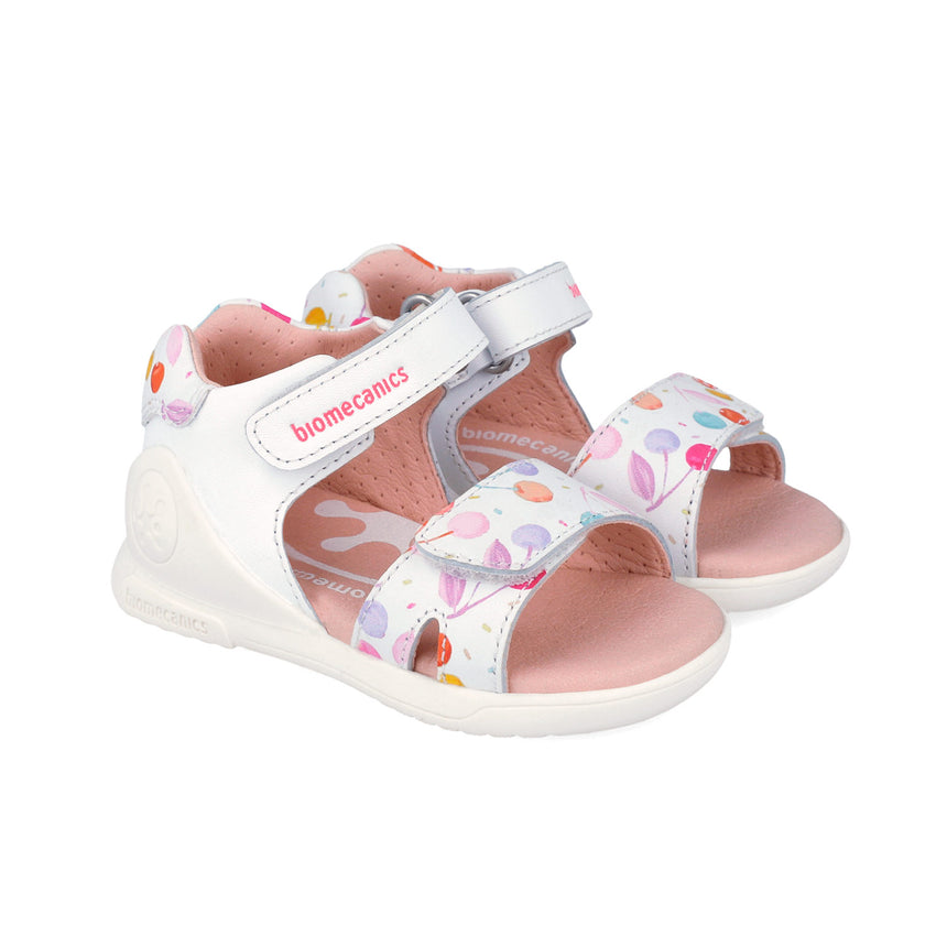 Biomecanics 262141-A050 ESTAMPADA BLANCO (NAPA) SANDALIA