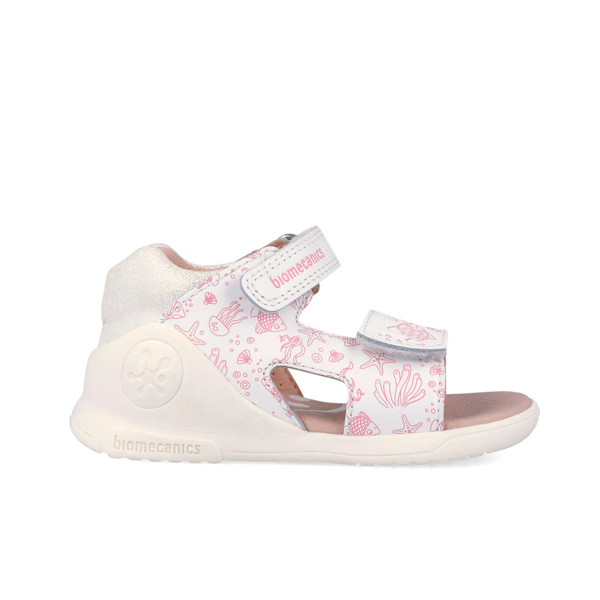 Biomecanics 262142-C050 SANDALIA ESTAMPADA BLANCO (NAPA)