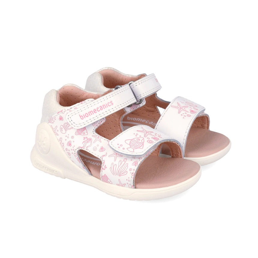 Biomecanics 262142-C050 SANDALIA ESTAMPADA BLANCO (NAPA)