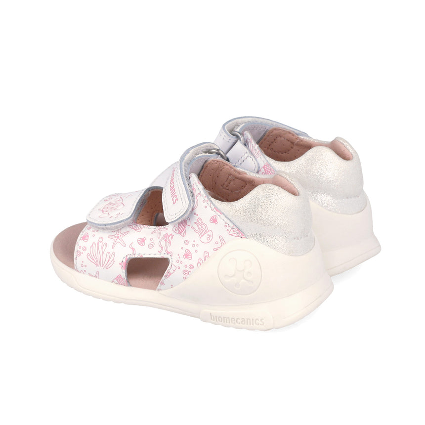 Biomecanics 262142-C050 SANDALIA ESTAMPADA BLANCO (NAPA)