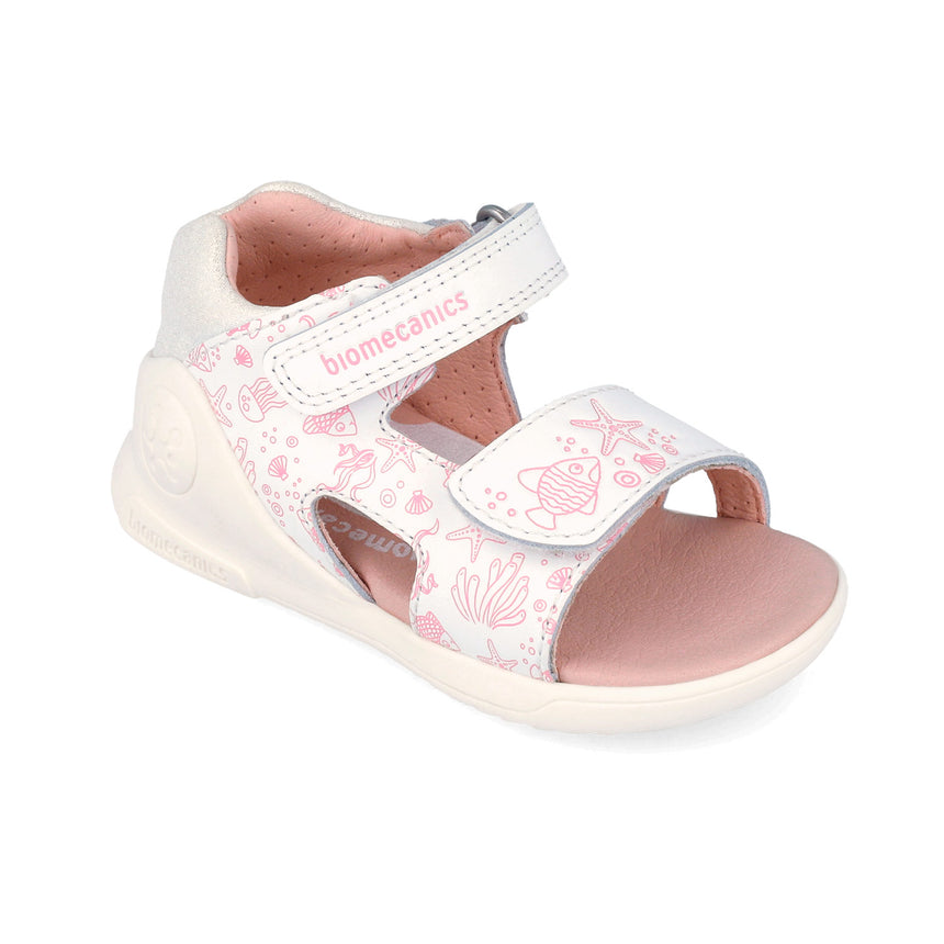 Biomecanics 262142-C050 SANDALIA ESTAMPADA BLANCO (NAPA)