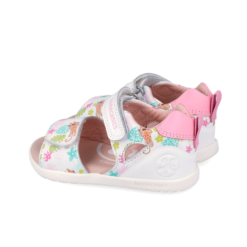 Biomecanics 262163-A050 SANDALIA ESTAMPADA BLANCO (NAPA)