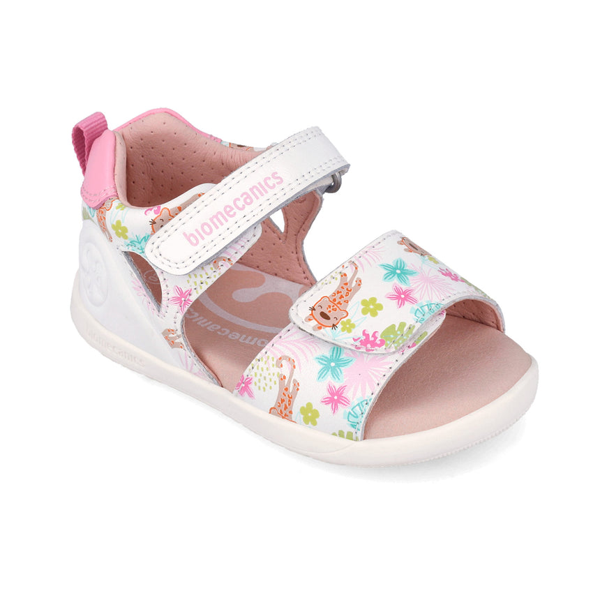 Biomecanics 262163-A050 SANDALIA ESTAMPADA BLANCO (NAPA)