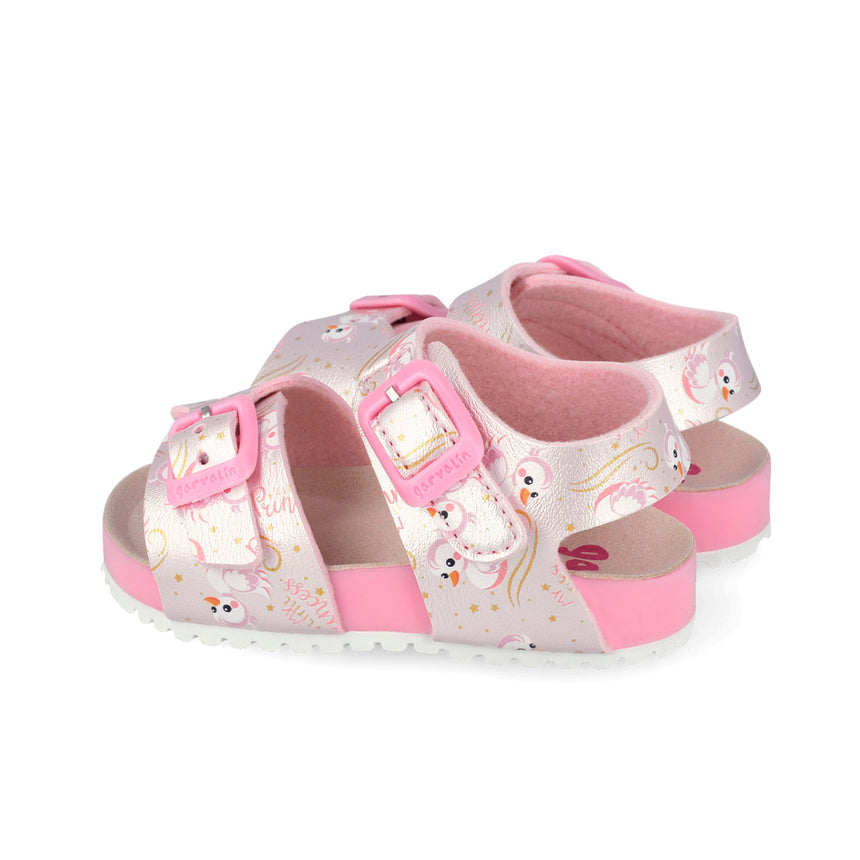 Garvalin πεδιλο κοριτσι 262461-A032 BIO METALIZADO ROSA (CHAMPION METALIZADO)