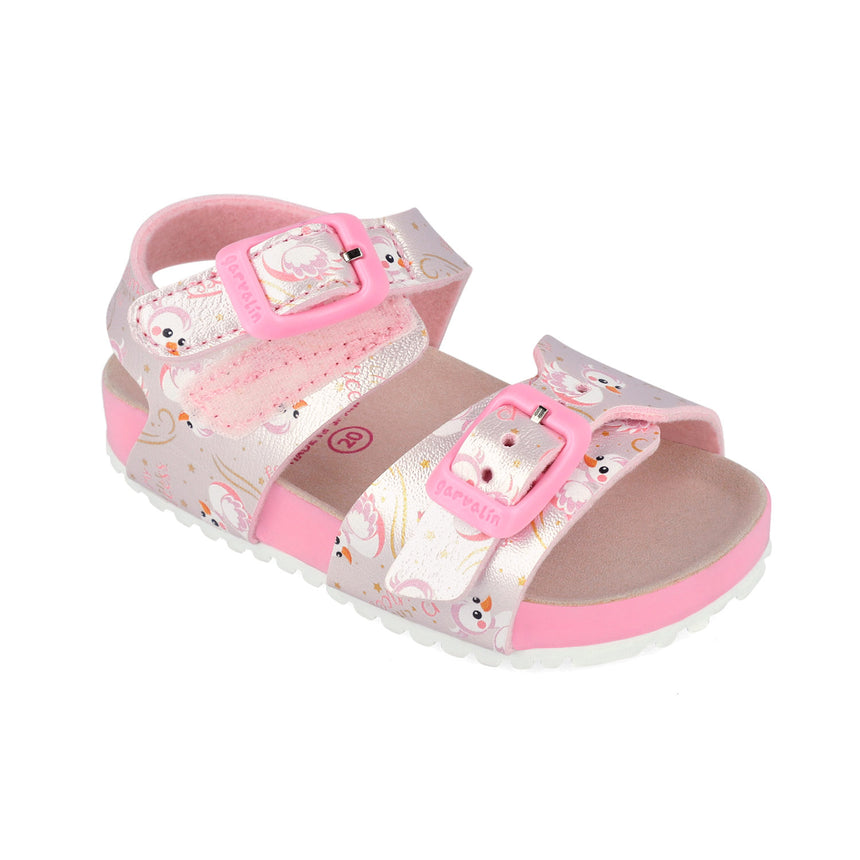 Garvalin πεδιλο κοριτσι 262461-A032 BIO METALIZADO ROSA (CHAMPION METALIZADO)