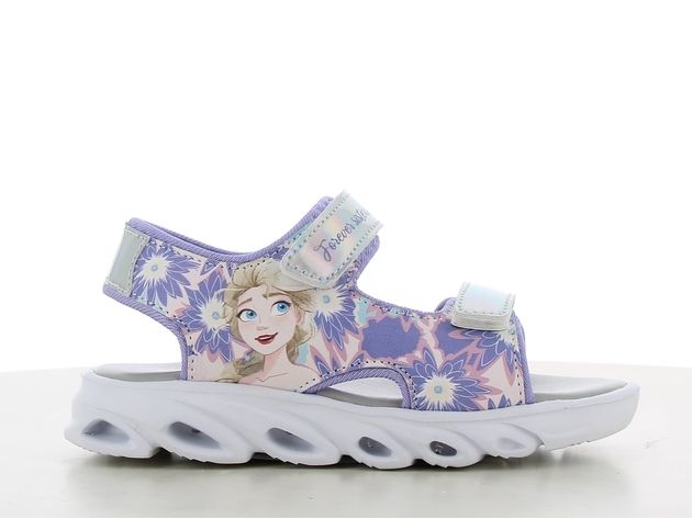 DISNEY FZ014819 FROZEN SANDAL με φώτακια purple-silver