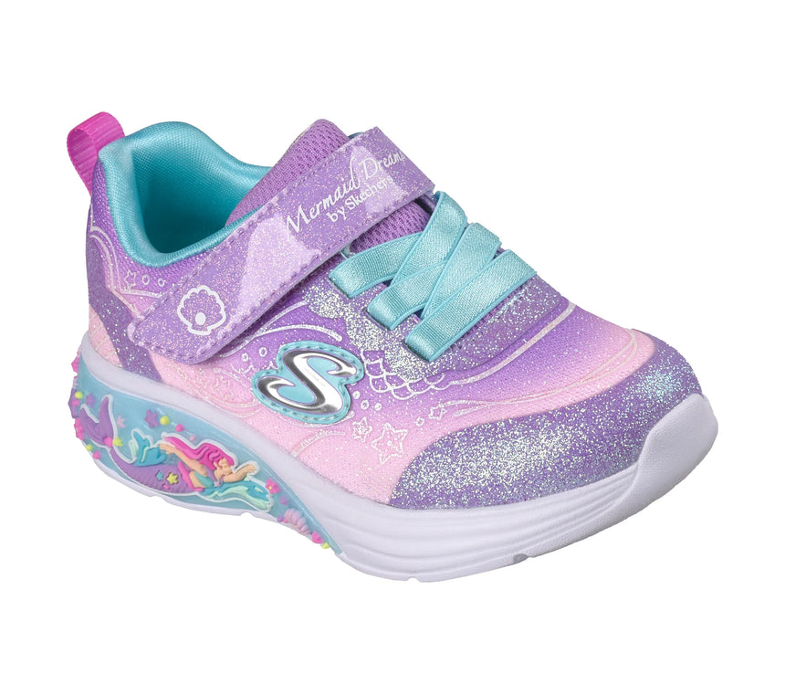 Skechers παιδικά αθλητικά με φωτάκια Μώβ 303061N-LVMT