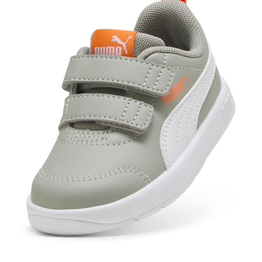 puma courtflex v3 inf 310252 11 white orange glo