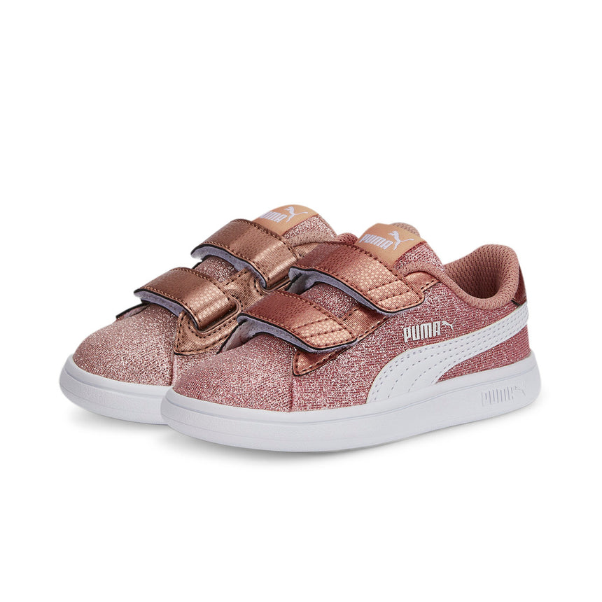 PUMA Smash v2Glitz GlamV Inf rose gold-puma white