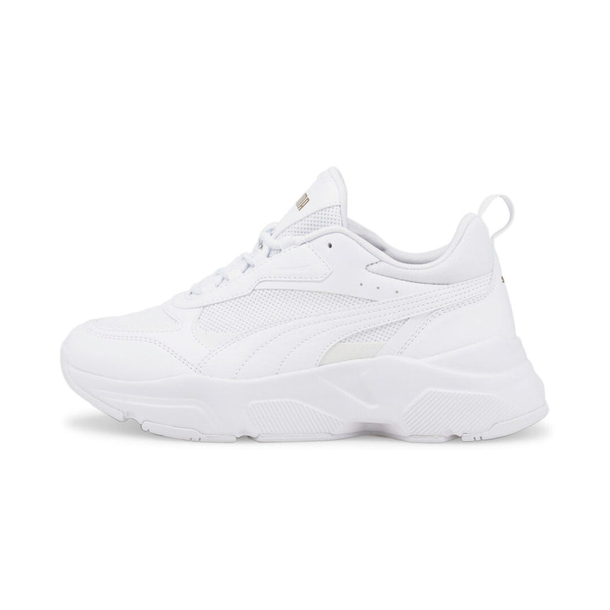 Puma Cassia White-White-puma team gold