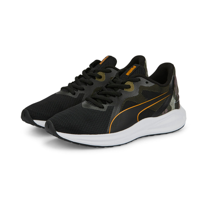 PUMA Twitch Runner Sashiko Jr p.bk-orange brick-burntolive