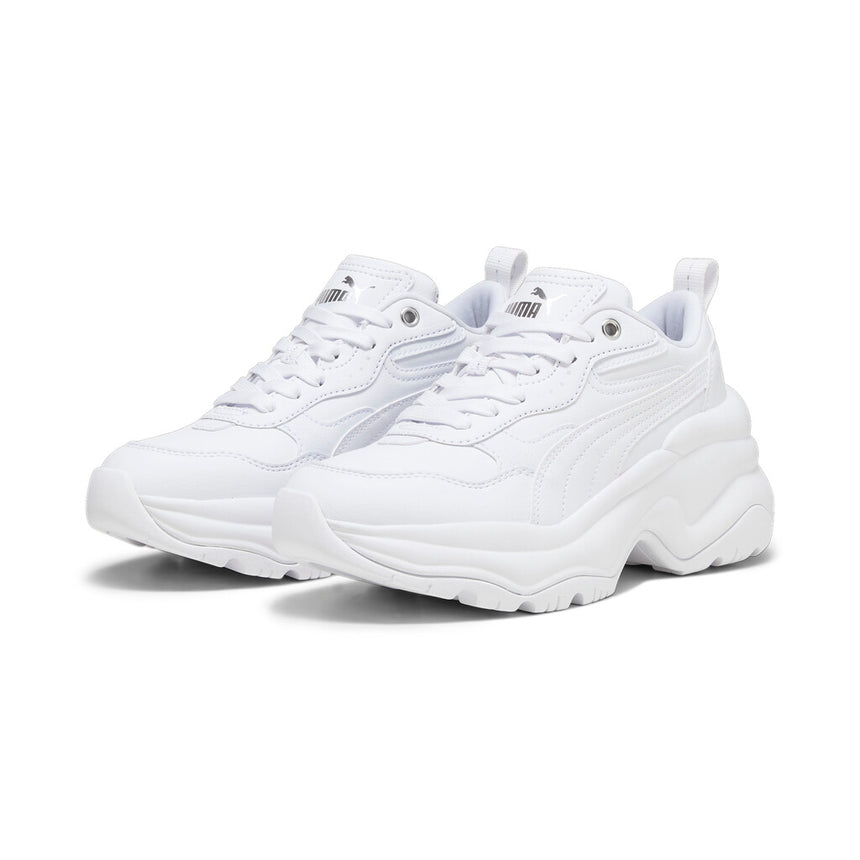 Puma Αθλητικα Cilia Wedge 393915 02 White-Puma White-Puma Silver